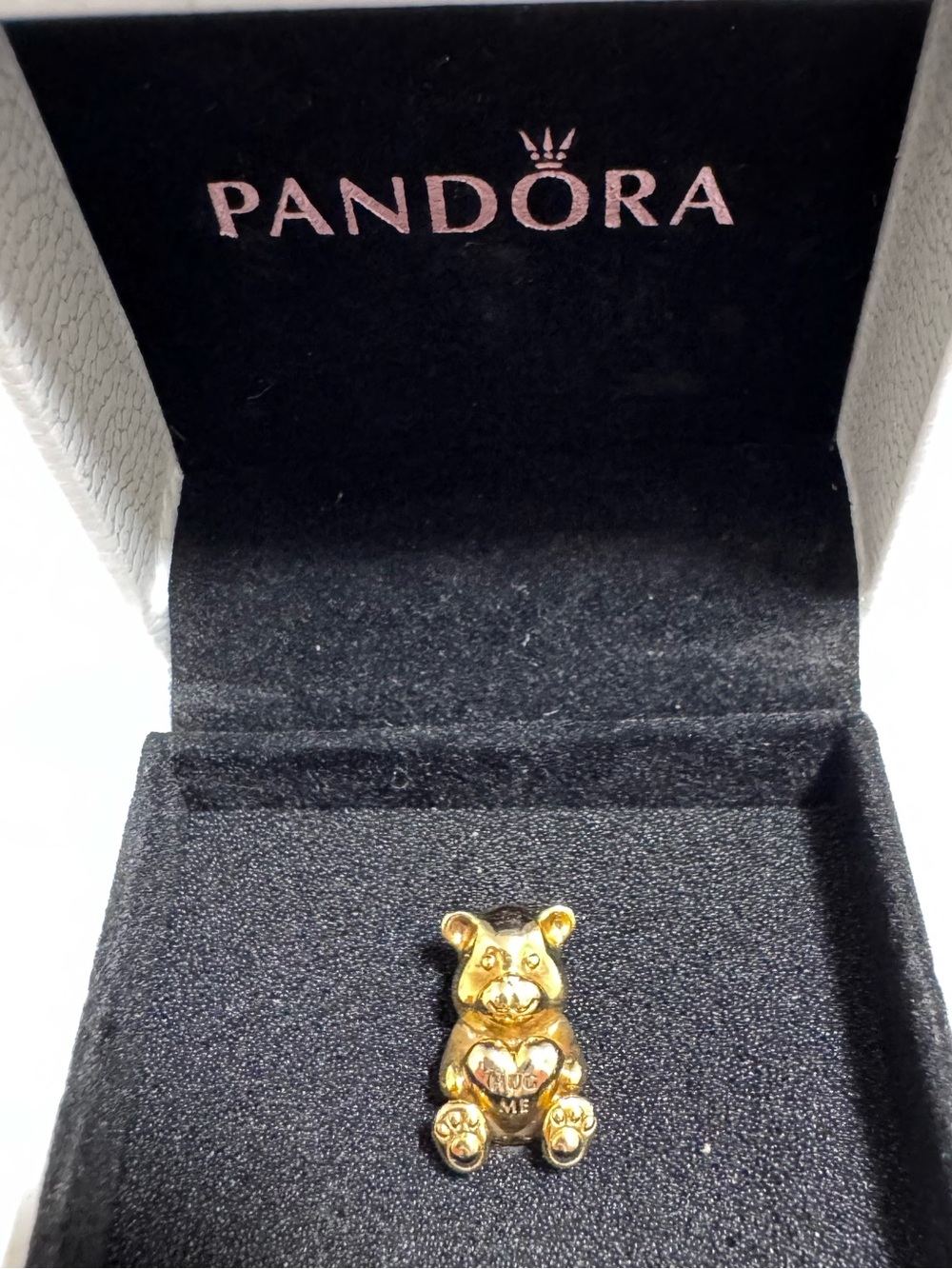 Retired Pandora Shine "Theodore Bear" Hug Me Charm 925 ALE - Picture 9 of 10